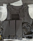 Tactical Vest With 4 Pouches New Arrivals Black