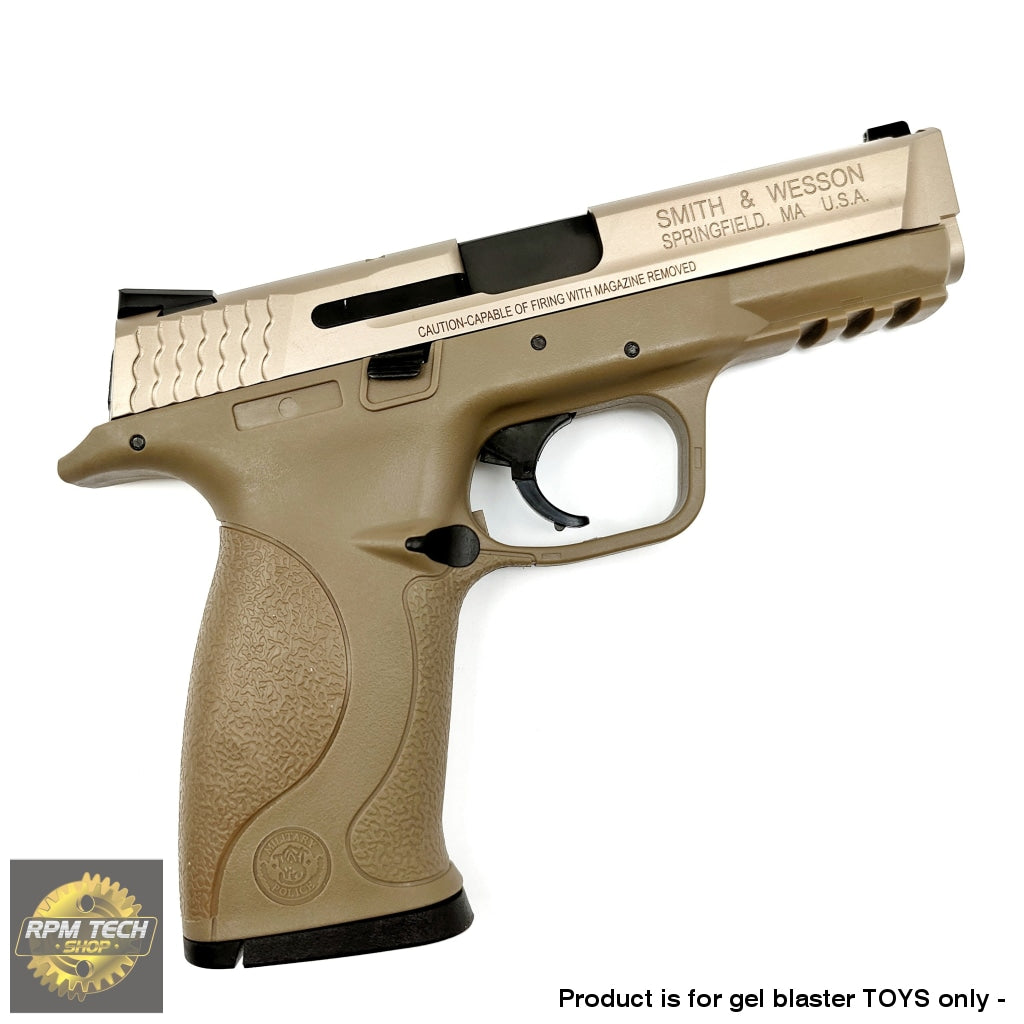 M&amp;p 9 Gas Blowback Gel Blaster Multi-Colour New Arrivals Gold/tan Pistol